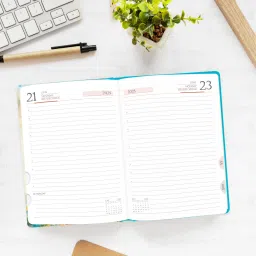 diarymart Hardbound Designer Cover New Year Diary 2025 I Planner 2025 Diary with Dates I A5 Diary Ruled 344 Pages image 2