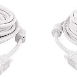 JAMUS VGA Cable 5 m (Pack of 2) 5 Meter VGA Cable 15 Pin Male to Male VGA Cable-image-49