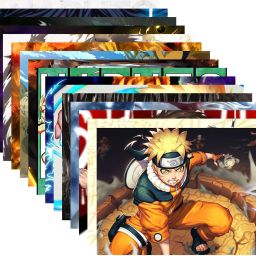 Pack of 16 Naruto Poster | Anime Poster | HD Photos for Wall decor (Size-A5) Photographic Paper-image-72