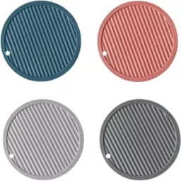 Cup Insulation Mat, Pad for Hot & Cold Pot Pan Bowl, Flexible, Durable PVC Coaster Trivet-5