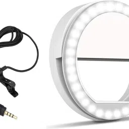 HIFY MINI FLASH RING WITH MINI MIC COMBO FOR REELS, VIDEO, PHOTOSHOOT. COMPATIBLE ALL SMARTPHONE Ring Flash-10