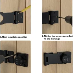 hinshoz HS-cabinet password locks Combination Lock image 4