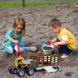 Monster Diecast Truck Toy For Kids Animal Transportation Toy Truck Big Truck-image-44