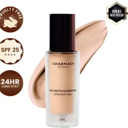 charmacy milano Foundation 06 | 24Hr Wear, SPF25, Waterproof, Full Coverage, Matte Finish Foundation-picture-37