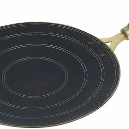 Iron Flat Tawa for Roti Chapati with (V) Wooden Handle Tawa 25.4 cm diameter-22