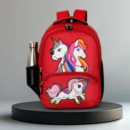 Unicorn Print Girls School Backpack Cute Kids Bag for Age 4 to 8 Years School Bag-picture-16