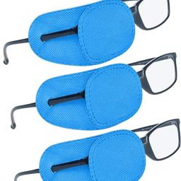 Eyepatch for Kids Amblyopia Eye Patches Lazy Eye Patch (3pk Blue)-image-0
