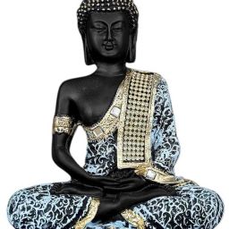 Lord Buddha Idol for Home Decor Decorative Showpiece Decorative Showpiece - 22 cm-image-3