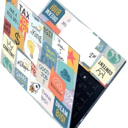 Skinny Full & Body Laptops Skin Bubble-Free HD Quality Sticker FBD_SK42_Motivational-B Babble free Vinyl Laptop Decal 15.6-image-30