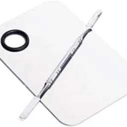 tainless Steel Makeup Mixing Blending Palette With Spatula-11