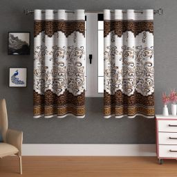 153 cm (5 ft) Polyester Semi Transparent Window Curtain (Pack Of 2)-image-98
