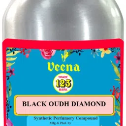 Veena Unisex Industrial Perfume Black Oudh Diamond Fragrance 100 ml Personal Fragrances, Diffuser, Aroma, Making Candle, Shop Black Oudh Fragrance Diffuser-21