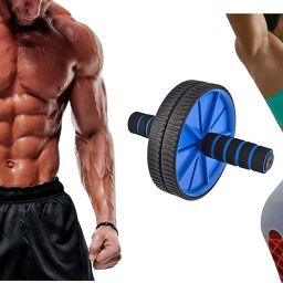 ™ Ab Roller Wheel & Knee Pad - Abs Core Abdominal Workout Fitness Exerciser Ab Exerciser-13