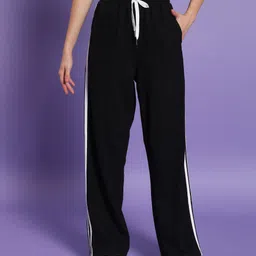 dogman Women Solid Black Track Pants-picture-23