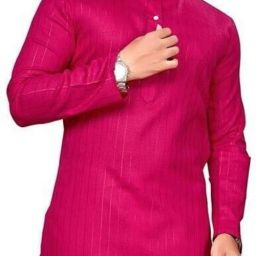 Men Embroidered Cotton Blend Straight Kurta-image-73