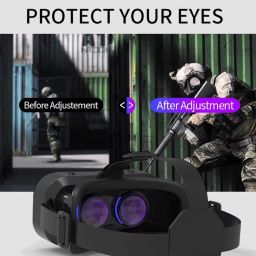 DRUMSTONE Immersive VR Headset with True Wireless Earbuds |3D VR Glasses and TWS Buds image 4