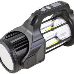 Rechargeable Spotlight Handheld Flashlight for Boating Hunting Camping Hiking Black Plastic Table Lantern-image-48