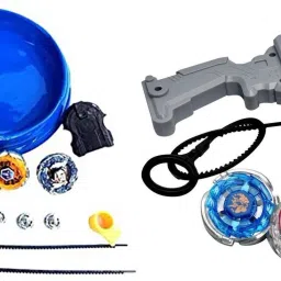 8 in 2 bayblades Metal Fighter Fury Metal Fight Ring and Handle Launcher with bayblade Stadium-image-24