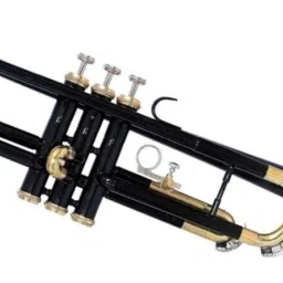 Standard TRUM-259 Black Bb Trumpet for Beginner or Advanced- Musical instrument Black Bb Trumpet-image-39