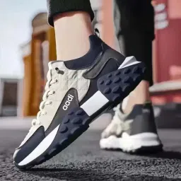 Men's White Synthetic Leather Comfortable Lightweight Outdoor Casual Shoes Outdoors For Men-image-20