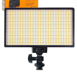 Prolite Bi-Color LED PL-520 Camera Video Light with Diffuser, Battery, Charging Wire | 6800 lx Camera LED Light-44