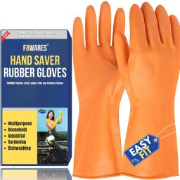 Rubber Hand Gloves for Cleaning Gardening Kitchen Dish washing Industrial Wet and Dry Glove-image-32