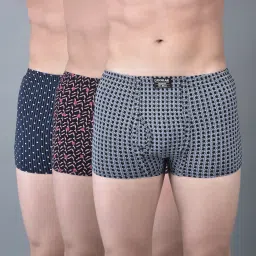 Pack of 3 Soft Combed Cotton Printed Men Trunk-image-11