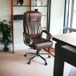 Marzan Split Leather Office Executive Chair-image-62