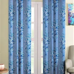 153 cm (5 ft) Polyester Semi Transparent Window Curtain (Pack Of 2)-19