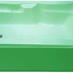 Elegant 6 Feet Freestanding Bathtub for Adults (with Headrest) - Green Free-standing Bathtub-image-37