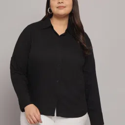 Women Regular Fit Solid Casual Shirt-image-15