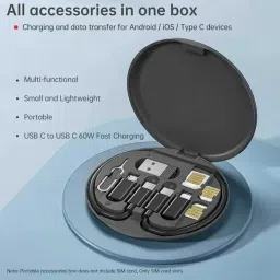 Sanvi Traders Micro USB, USB Type C, Lightning OTG Adapter Micro USB, USB Type C, Lightning OTG Adapter (Pack of 1) USB Cable image 4
