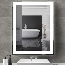 Led Mirror with Light Bathroom Wall Decor Makeup Room 18x24 Inch LT27 Bathroom Mirror-image-65