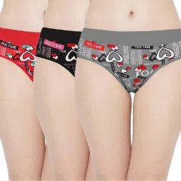Pack of 3 Women Hipster Multicolor Panty-image-44