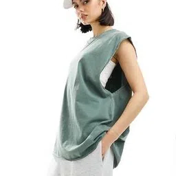 Women Oversized Tank with Drop Arm Hole-image-55