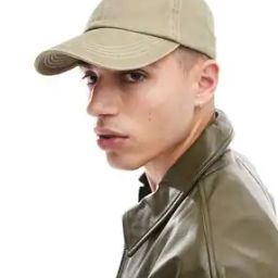 Soft Cap with Contrast Stitch-image-43
