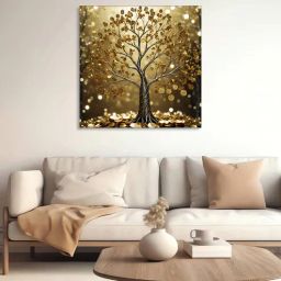 olive tree Spring Tree Canvas Pine Wood 24x24 Art Print-picture-41