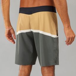 Men Surfing Boardshorts 900 Flat Belt - DUDE KHAKI-image-24