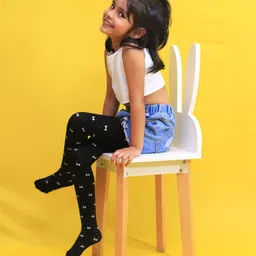 N2S NEXT2SKIN Girls Conversational Printed Stretchable Stocking-image-73