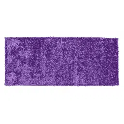 Homitecture Purple Shaggy Ant-Skid Durable Rectangular Floor Runner With Rubber backing image 5
