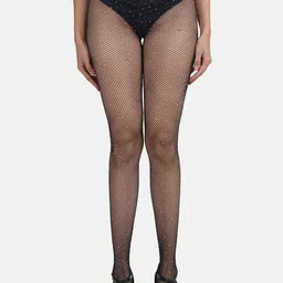 SECRETS BY ZEROKAATA Women Sparkled Sheer Stocking-image-21