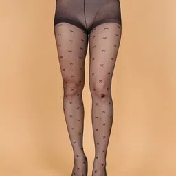 COLOR STYLE Self Design Sheer Stockings-image-91