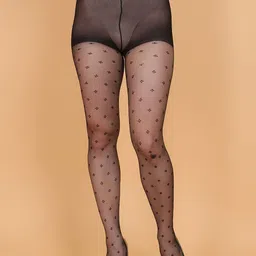 COLOR STYLE Self Design Sheer Stockings-image-92