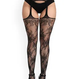 CareDone Self Design Stretchable Stockings-picture-54
