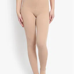 BRACHY Women Beige Solid Pantyhose Stockings-image-10