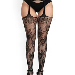 CareDone Women Self Design  Stretchable Stockings-image-63