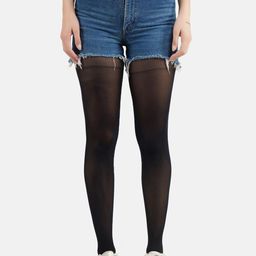 SECRETS BY ZEROKAATA Women Pack of 2 Assorted Semi Sheer Stocking-picture-16