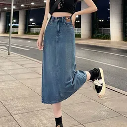 StyleCast x Revolte Flared Knee Length Skirt-image-51