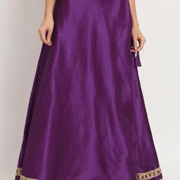 studio rasa Embellished Detailed Flared Maxi Ethnic Skirt-picture-3