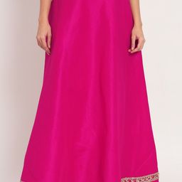 studio rasa Embellished Detailed Flared Maxi Ethnic Skirt-image-51